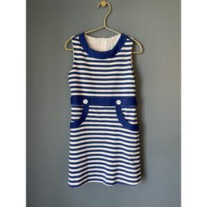 Florence‎ Eiseman Blue Stripe Dress
